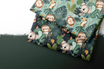 Lade das Bild in den Galerie-Viewer, Webware für Bermudashorts "Beneath the Leaves" COLLECTION 0,5 m