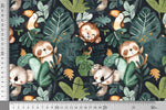 Lade das Bild in den Galerie-Viewer, Webware für Bermudashorts "Beneath the Leaves" COLLECTION 0,5 m