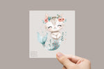 Lade das Bild in den Galerie-Viewer, Bügelbild "Coral Cat"