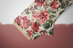 Lade das Bild in den Galerie-Viewer, Supersoft Premium BIO French Terry "Briar and Pine" Christmas Floral cream 0,5 m