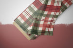 Lade das Bild in den Galerie-Viewer, Supersoft Premium BIO French Terry "Briar and Pine" Plaid Multicolor 0,5 m