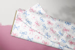 Lade das Bild in den Galerie-Viewer, Supersoft Premium BIO Jersey "Juliette" Bows Multicolor 0,5 m