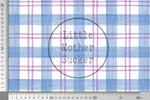 Lade das Bild in den Galerie-Viewer, Supersoft Premium BIO Jersey "Wildflower Fields" Plaid Lilac Blue 0,5 m
