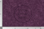 Lade das Bild in den Galerie-Viewer, Supersoft Premium BIO Jersey "Wildflower Fields" Sketched Dark Purple 0,5 m