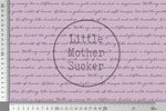 Lade das Bild in den Galerie-Viewer, Supersoft Premium BIO Jersey "Wildflower Fields" Vintage script lilac 0,5 m