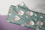 Lade das Bild in den Galerie-Viewer, Supersoft Premium BIO French Terry "Witchcraft" Hexe 0,5 m