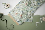 Lade das Bild in den Galerie-Viewer, Webware für Bermudashorts "Dino Stomp Stamps" COLLECTION 0,5 m