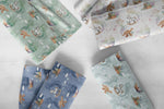 Lade das Bild in den Galerie-Viewer, Supersoft Premium BIO Jersey "Kinderzimmerträume" sky 0,5 m