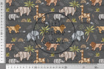 Lade das Bild in den Galerie-Viewer, Webware für Bermudashorts "Origami Safari" COLLECTION 0,5 m