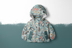 Lade das Bild in den Galerie-Viewer, Softshell Classic "Space Patches" jade 1,25 m Rest