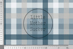 Lade das Bild in den Galerie-Viewer, Supersoft Premium BIO Jersey "Lovely Ocean" Gingham 0,5 m