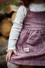 Lade das Bild in den Galerie-Viewer, Premium BIO Ripp Jersey "Kleine Blümchen" 0,5 m