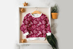 Lade das Bild in den Galerie-Viewer, Supersoft Premium BIO Jersey "Dark Pink Hearts" 0,5 m