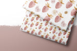 Lade das Bild in den Galerie-Viewer, Design "Pastel Strawberries" COLLECTION 0,5 m