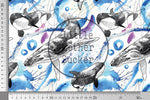 Lade das Bild in den Galerie-Viewer, Frottee Jersey "Jules Whales" 0,5 m
