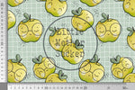 Lade das Bild in den Galerie-Viewer, Webware für Bermudashorts "Äpfelchen" 0,5 m