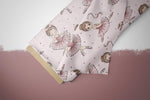Lade das Bild in den Galerie-Viewer, Supersoft Premium Jersey "Ballerinchen" Rosa groß 0,5 m
