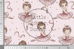 Lade das Bild in den Galerie-Viewer, Supersoft Premium Jersey "Ballerinchen" Rosa groß 0,5 m
