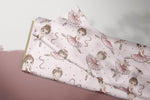 Lade das Bild in den Galerie-Viewer, Supersoft Premium Jersey "Ballerinchen" Rosa groß 0,5 m