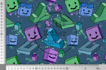 Lade das Bild in den Galerie-Viewer, Webware für Bermudashorts "Block Scratch" 0,5 m