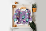 Lade das Bild in den Galerie-Viewer, Supersoft Premium French Terry "Bubble Tea" wildberry groß 0,5 m