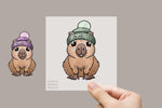 Lade das Bild in den Galerie-Viewer, Bügelbild "Capybara"