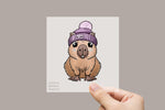 Lade das Bild in den Galerie-Viewer, Bügelbild "Capybara"