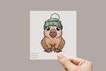 Lade das Bild in den Galerie-Viewer, Bügelbild "Capybara"