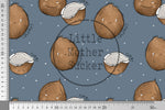 Lade das Bild in den Galerie-Viewer, Webware für Bermudashorts "Coconuts" 0,5 m