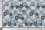 Lade das Bild in den Galerie-Viewer, Supersoft Premium BIO Jersey "Dackelfarm" klein 0,5 m
