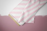 Lade das Bild in den Galerie-Viewer, Premium BIO Jersey "Dackel Party" girl Streifen klein 0,5 m
