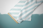 Lade das Bild in den Galerie-Viewer, Premium BIO Jersey "Dackel Party" boy Streifen klein 0,5 m
