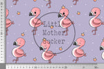 Lade das Bild in den Galerie-Viewer, Supersoft Premium BIO Jersey "Flamingochen" klein 0,5 m