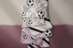 Lade das Bild in den Galerie-Viewer, Supersoft Premium BIO French Terry "Fussballstar" berry klein 0,5 m