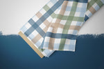 Lade das Bild in den Galerie-Viewer, Supersoft Premium BIO Jersey "Heidelbeerkätzchen" Gingham 0,5 m