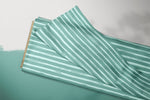 Lade das Bild in den Galerie-Viewer, Supersoft Premium BIO French Terry "Herbstfüchschen" mint Brushlines 0,5 m