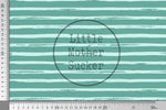 Lade das Bild in den Galerie-Viewer, Supersoft Premium BIO French Terry "Herbstfüchschen" mint Brushlines 0,5 m