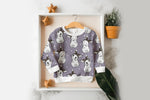 Lade das Bild in den Galerie-Viewer, Supersoft Premium French Terry "Hoppeline" groß 0,5 m