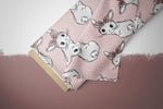 Lade das Bild in den Galerie-Viewer, Supersoft Premium Jersey "Hoppeline" rosa groß 0,5 m