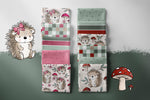 Lade das Bild in den Galerie-Viewer, Supersoft Premium BIO Jersey "Igelchen" Boy Pixel 0,5 m