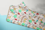 Lade das Bild in den Galerie-Viewer, Supersoft Premium BIO Jersey "Kindergarten Spring Day" 0,5 m