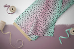 Lade das Bild in den Galerie-Viewer, Supersoft Premium BIO French Terry "Kitty Day" Leo Verlauf klein 0,5 m