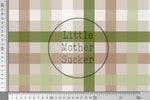 Lade das Bild in den Galerie-Viewer, Supersoft Premium BIO Jersey "Matcha Lover" Gingham 0,5 m
