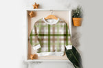 Lade das Bild in den Galerie-Viewer, Supersoft Premium BIO Jersey "Matcha Lover" Gingham 0,5 m