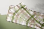 Lade das Bild in den Galerie-Viewer, Supersoft Premium BIO Jersey "Matcha Lover" Gingham 0,5 m