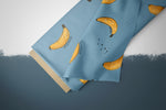 Lade das Bild in den Galerie-Viewer, Webware für Bermudashorts "Mhh Bananas" 0,5 m