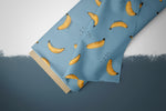 Lade das Bild in den Galerie-Viewer, Webware für Bermudashorts "Mhh Bananas" 0,5 m