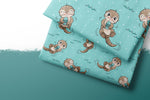 Lade das Bild in den Galerie-Viewer, Webware für Bermudashorts "Otterchen" 0,5 m