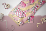 Lade das Bild in den Galerie-Viewer, Supersoft Premium French Terry "Popcorntime" groß 0,7 m Rest