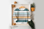 Lade das Bild in den Galerie-Viewer, Supersoft Premium BIO Jersey "Puzzle Leben" Stripes 0,5 m